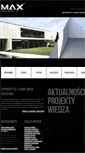 Mobile Screenshot of max-projekty.pl